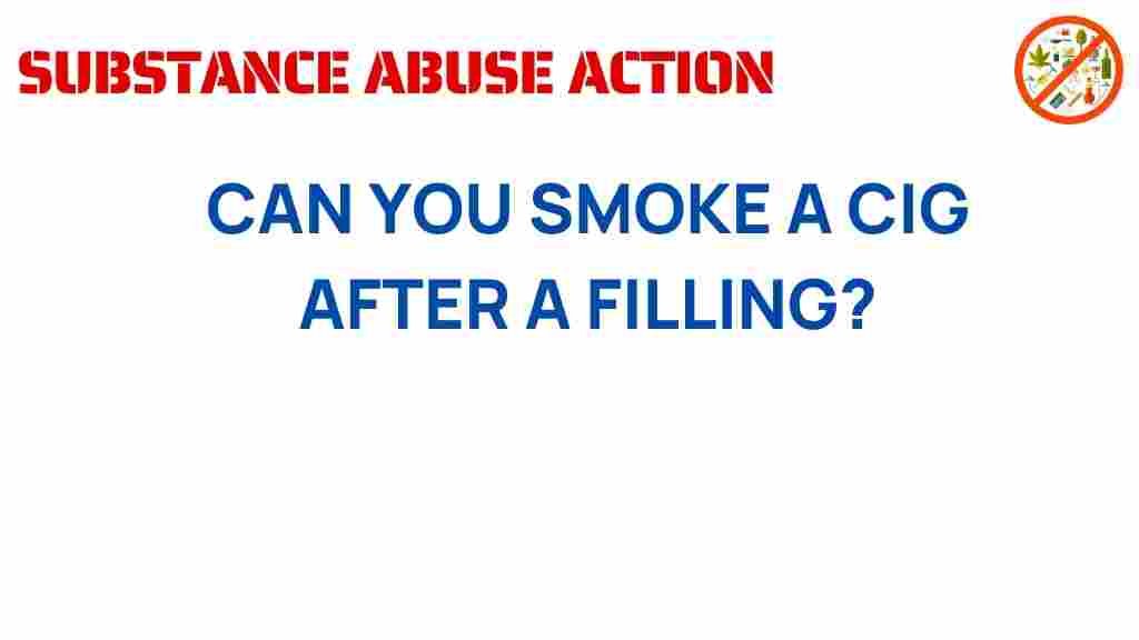 smoking-after-filling