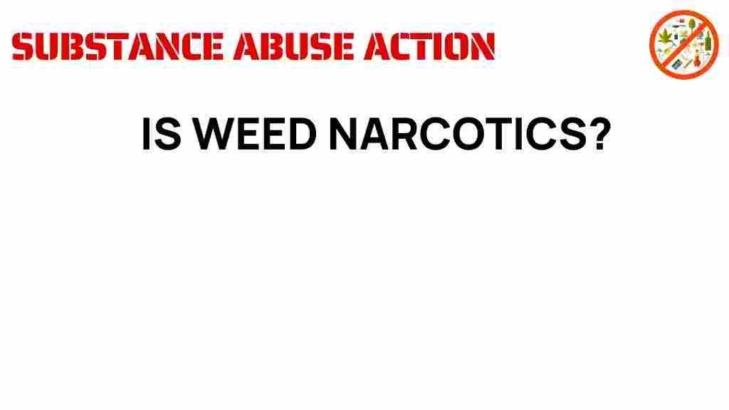 is-weed-narcotics