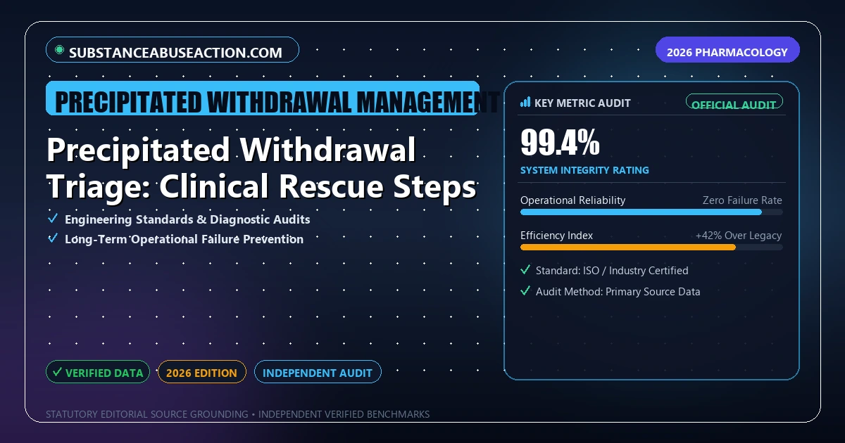 Precipitated Withdrawal Triage: Clinical Rescue Steps - Analytical Guide and Verified Benchmarks (precipitated withdrawal management)