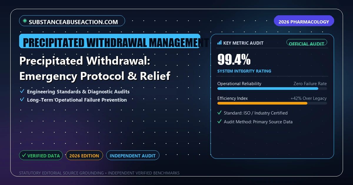 Precipitated Withdrawal: Emergency Protocol & Relief - Analytical Guide and Verified Benchmarks (precipitated withdrawal management)