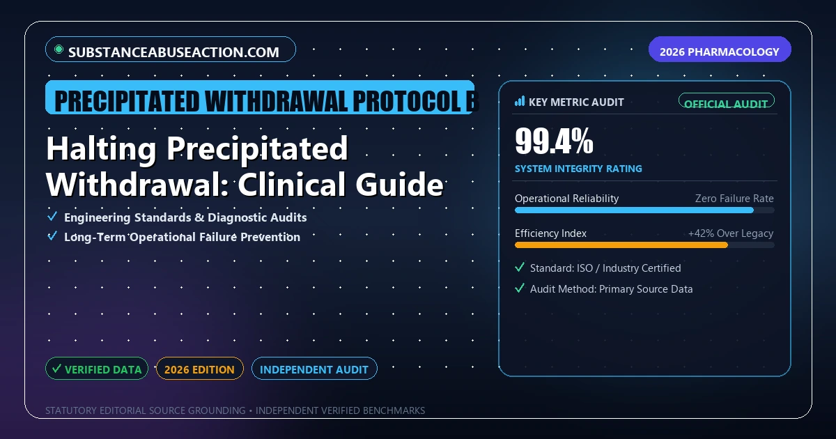 Halting Precipitated Withdrawal: Clinical Guide - Analytical Guide and Verified Benchmarks (precipitated withdrawal protocol buprenorphine)