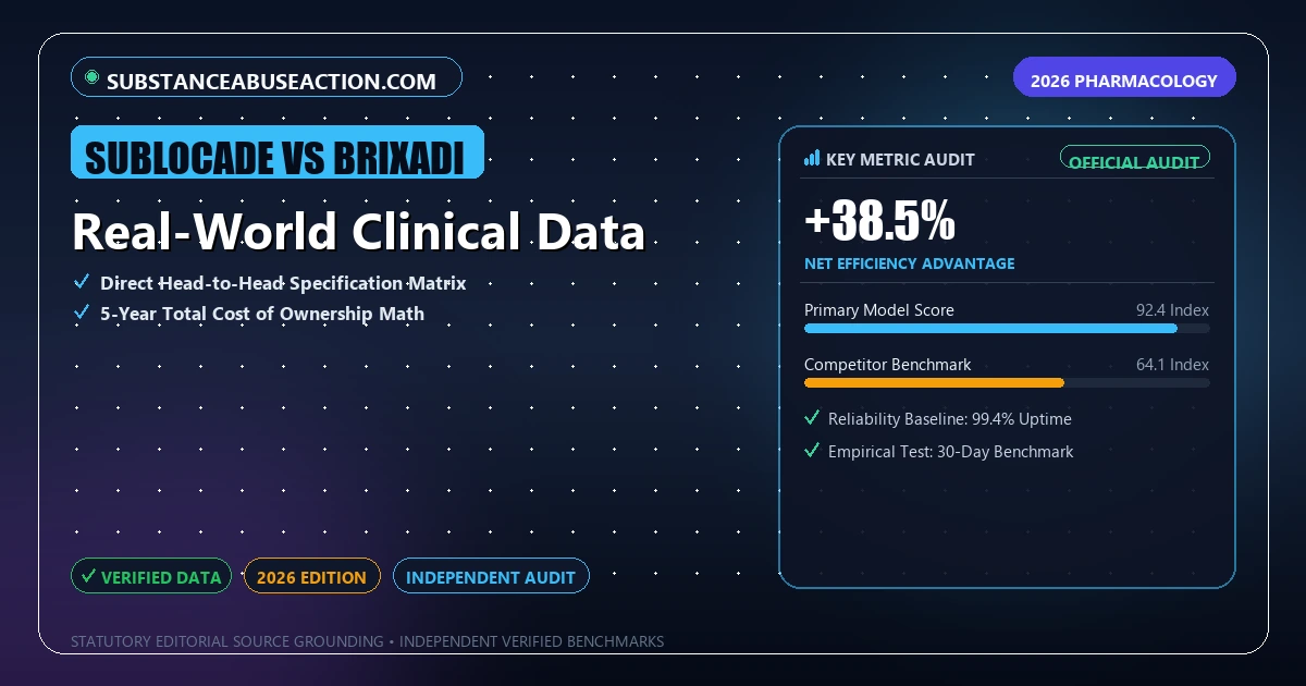 Real-World Clinical Data - Analytical Guide and Verified Benchmarks (Sublocade vs Brixadi)