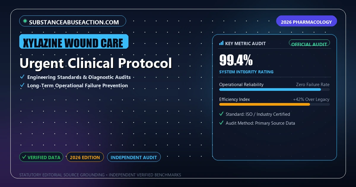 Urgent Clinical Protocol - Analytical Guide and Verified Benchmarks (xylazine wound care)